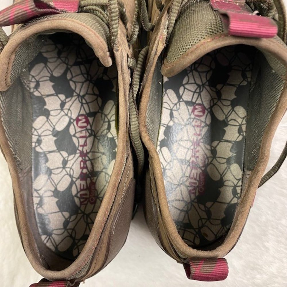 Merrell Stone Women's Size 7 Brown Suede Lace Up Shoes Trail Hiking‎ - Picture 8 of 9